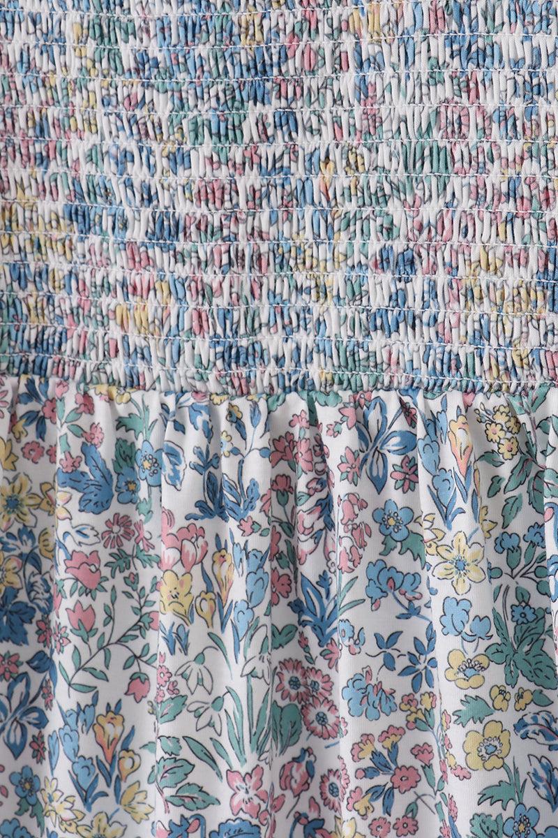 Bow applique print mom&me dress Product Image