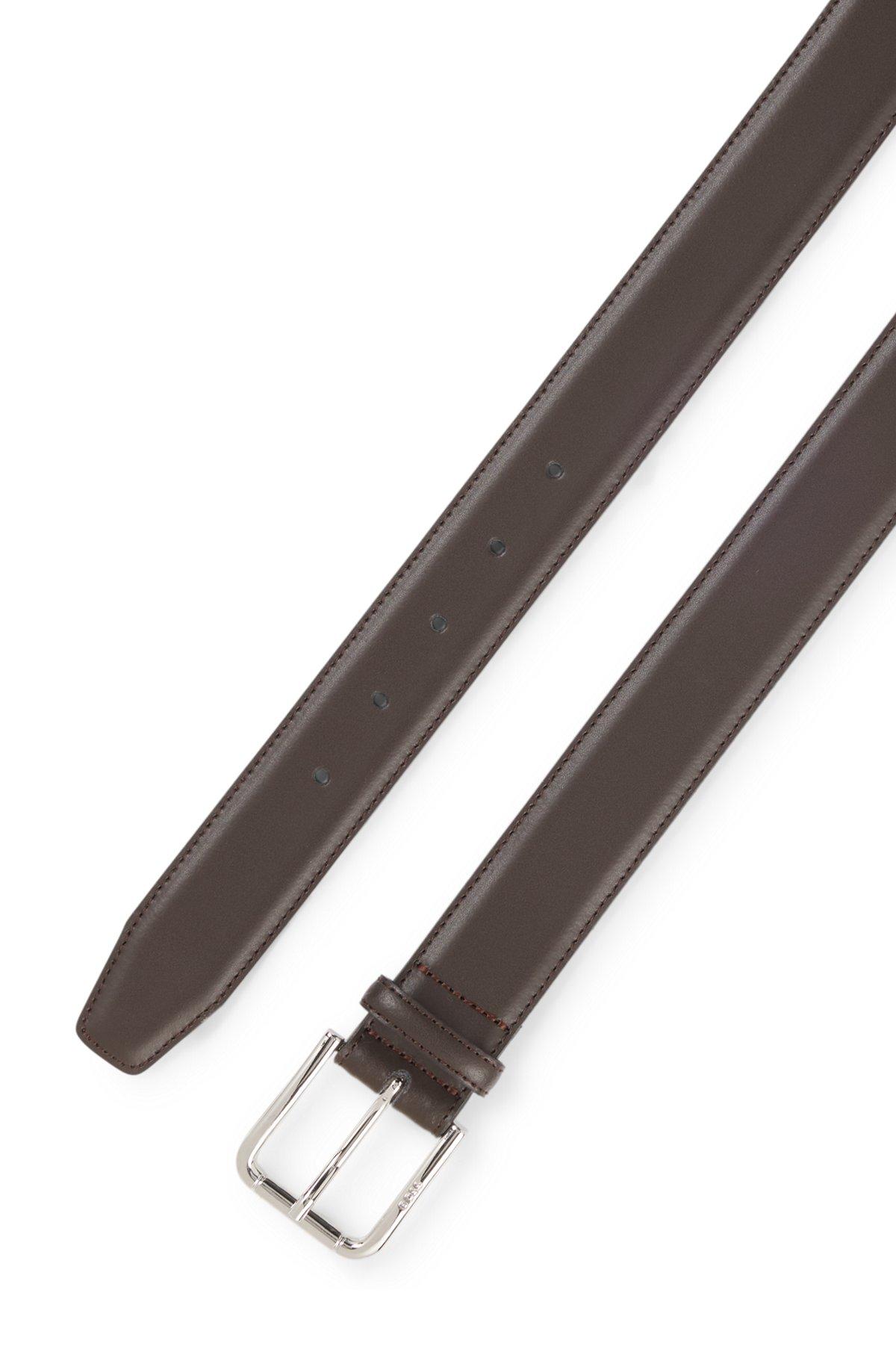 Italian-leather belt with pin buckle Product Image