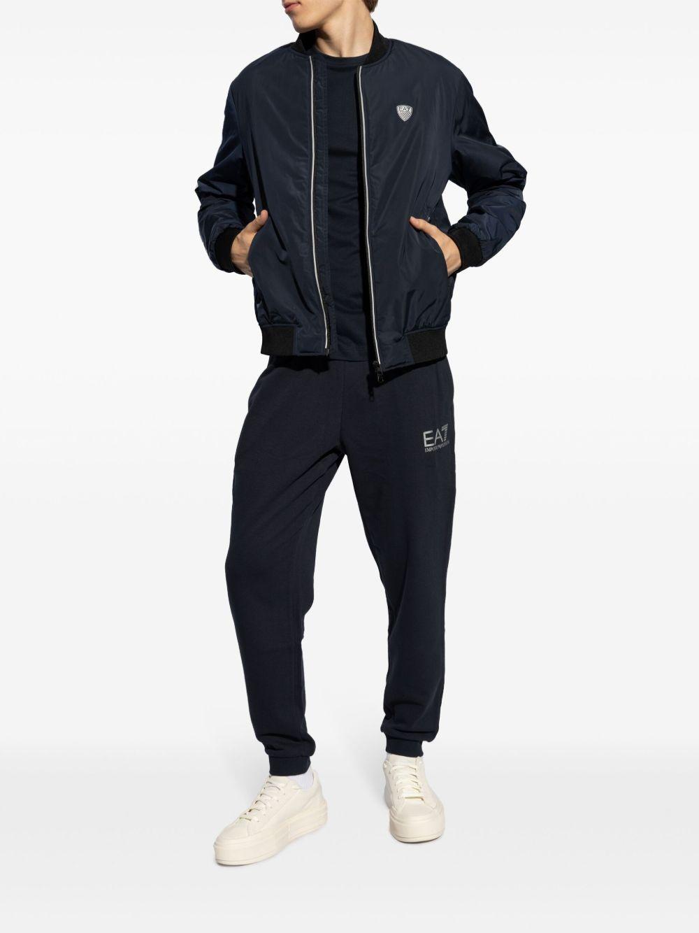 logo-patch bomber jacket Product Image