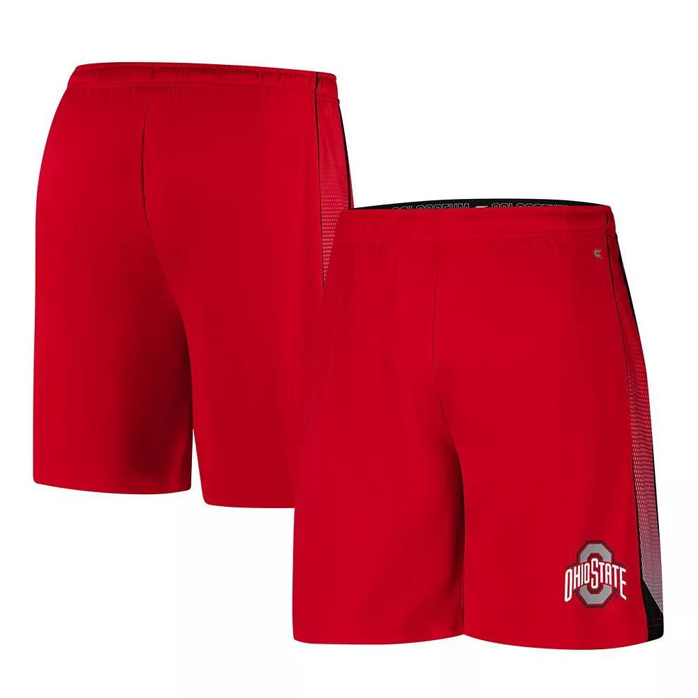 Men's Colosseum Scarlet Ohio State Buckeyes Online Shorts, Size: 2XL, Red Product Image