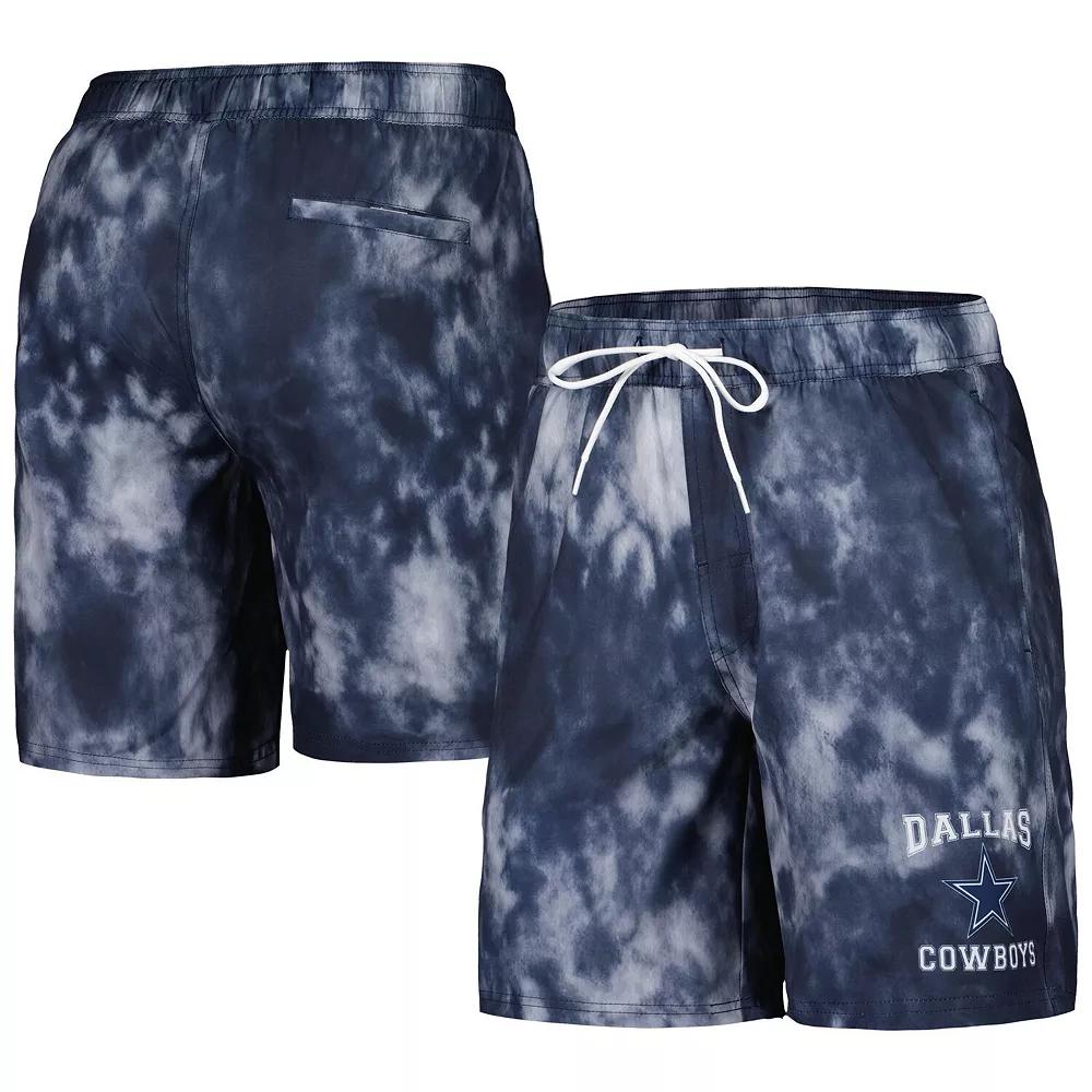 Men's G-III Extreme Navy Dallas Cowboys Change Up Volley Swim Trunks,  Product Image