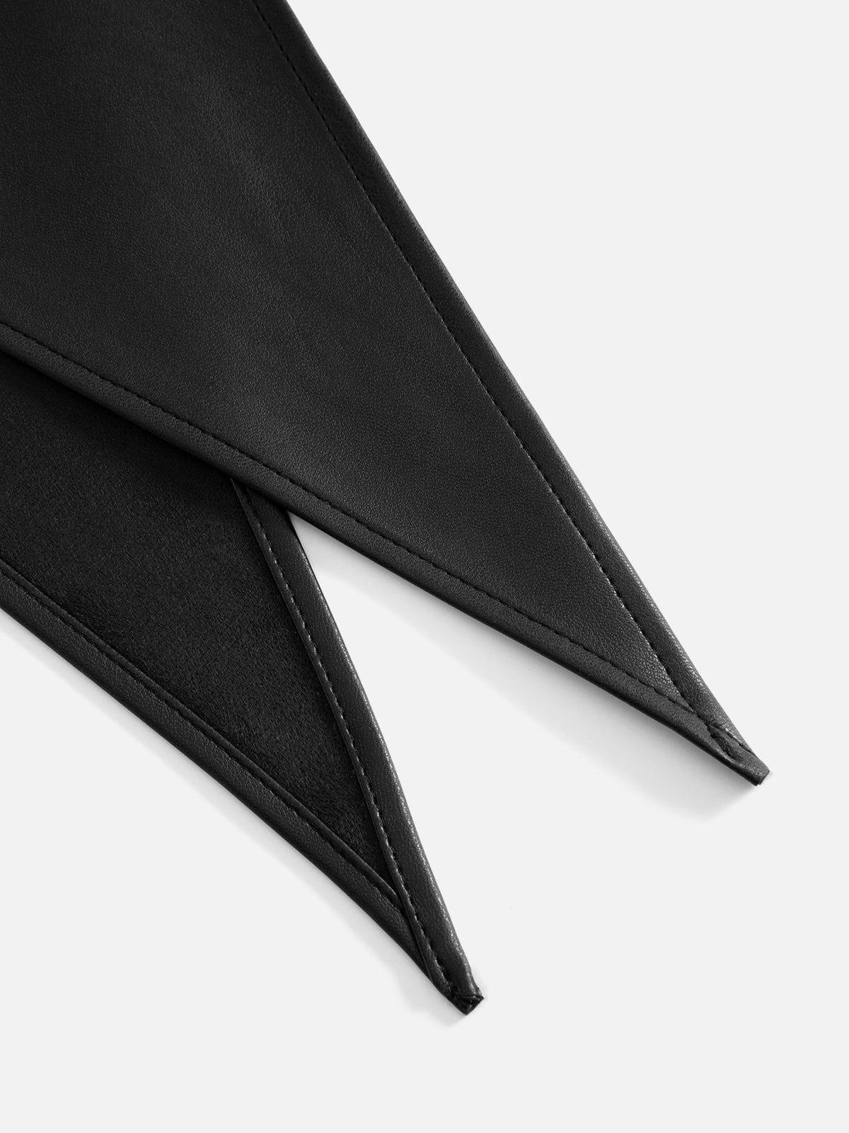 Faux Leather Square Scarf Product Image