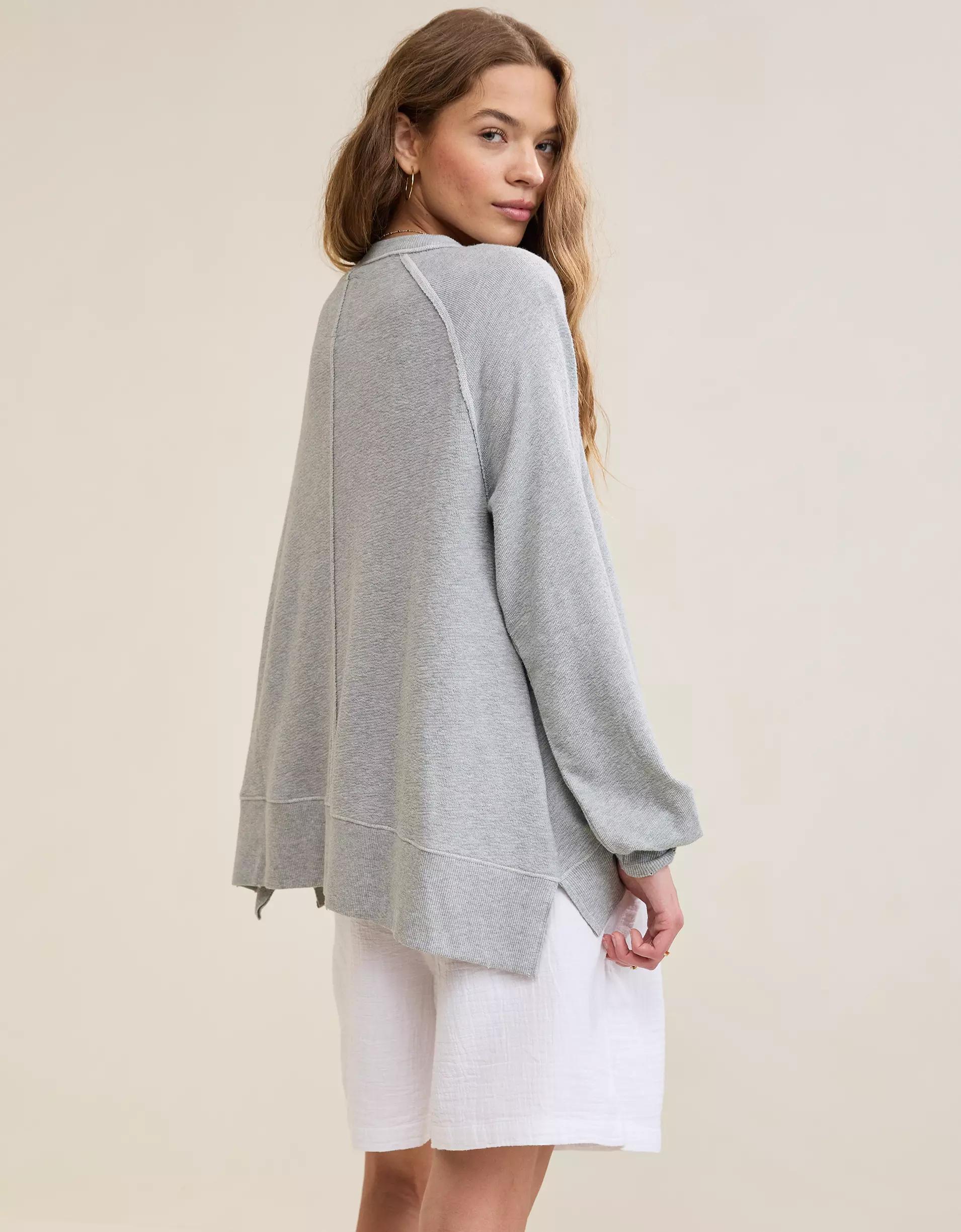 Aerie East West Crew Sweatshirt Product Image