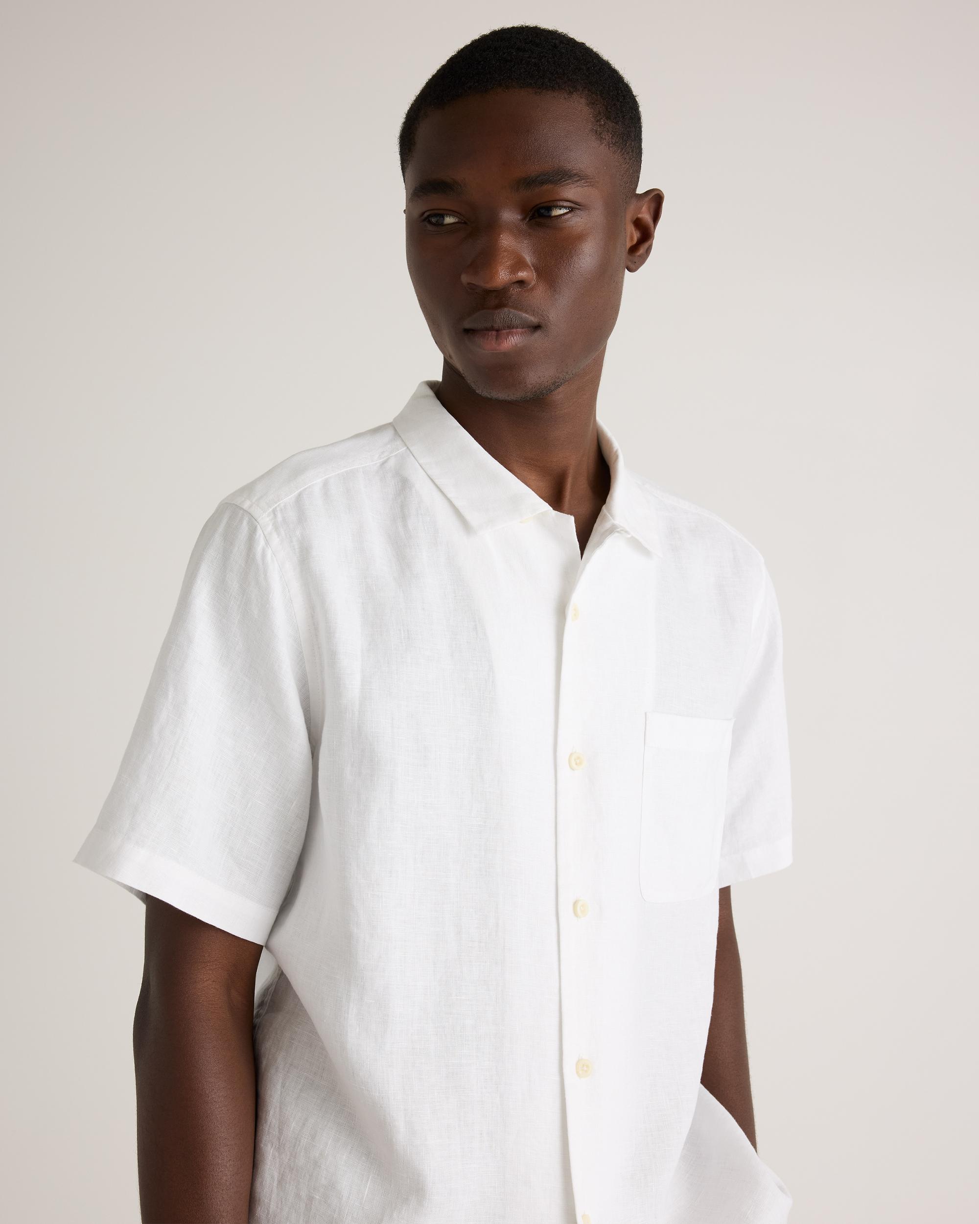 Quince | Men's 100% European Linen Camp Shirt Product Image
