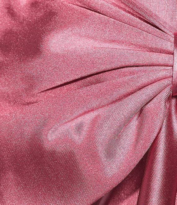 Honey and Rosie Sleeveless Square Neckline Fitted Dress Product Image