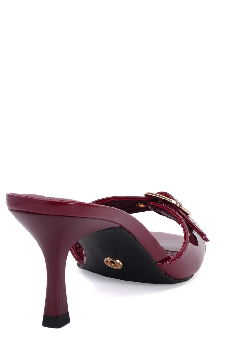 Novo - Venezia Hardware Detail Heels in Deep Red Patent Product Image