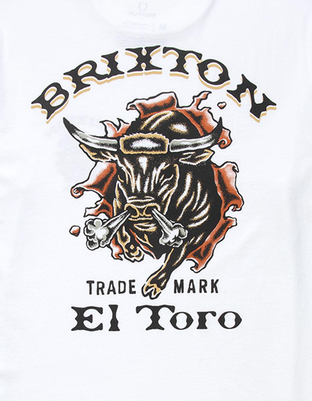 BRIXTON El Toro Mens Tee - WHITE Product Image