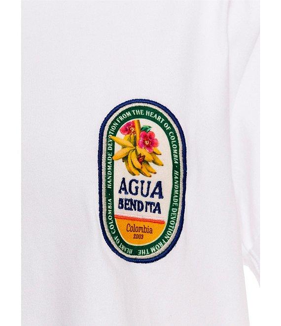 Agua Bendita Gea Ventura Embroidered Crew Neck Short Sleeve Tee Shirt Product Image