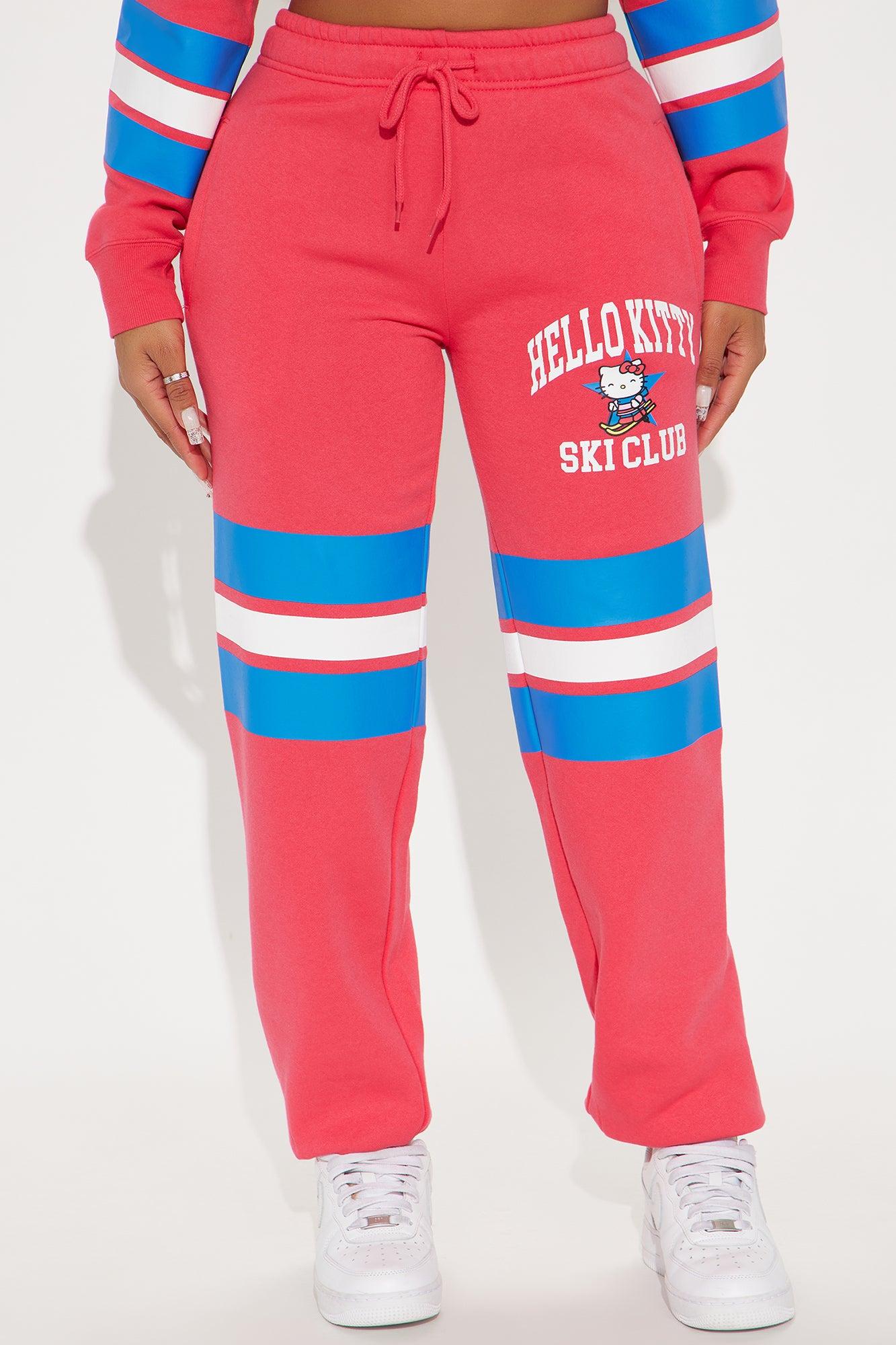 Hello Kitty Jogger Pants - Red/combo Product Image