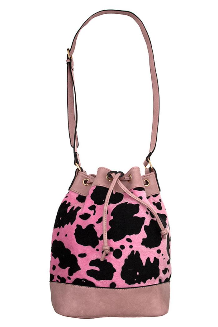 Cow spotted handbag Product Image