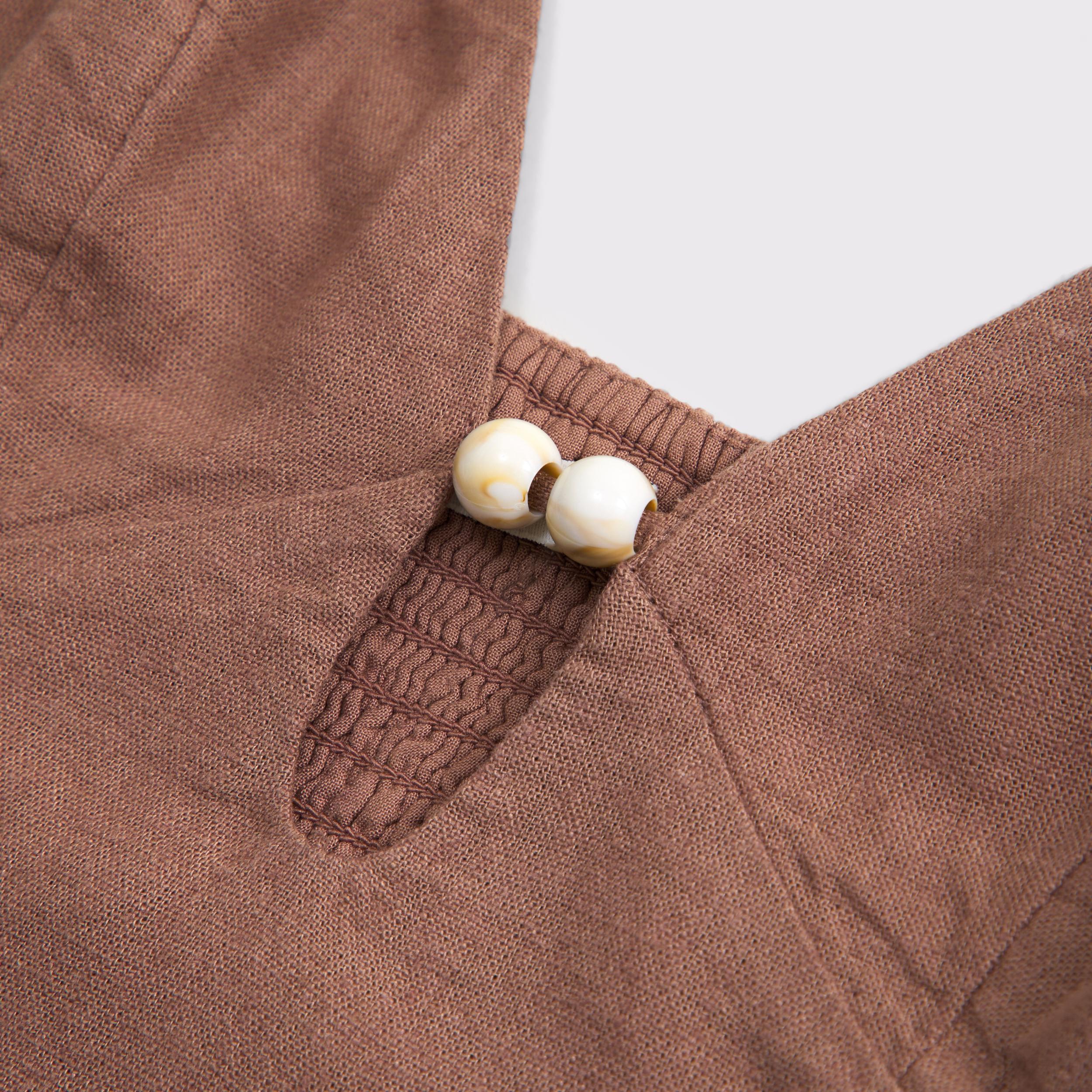 Linen-Blend Beaded Cami Product Image