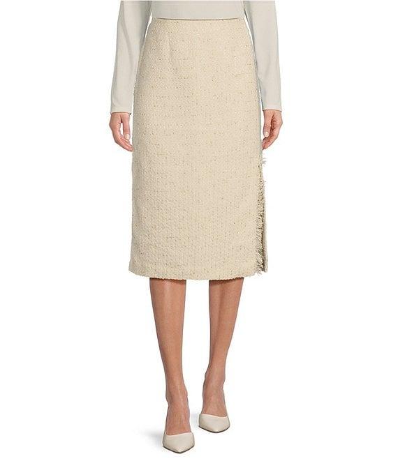 Investments Coordinating Boucle Midi Pencil Skirt Product Image