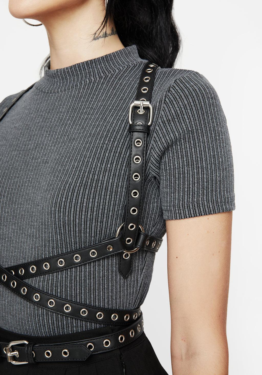 Rivet Eyelet Buckle Wrap Harness Product Image