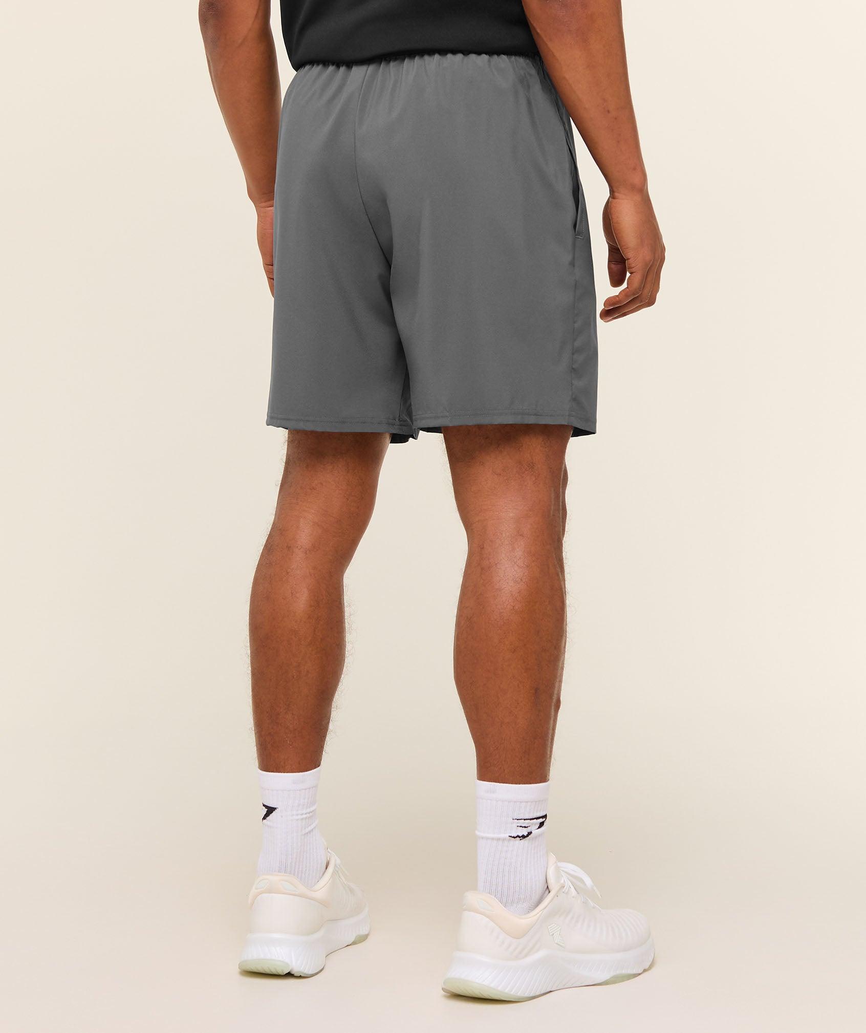 Gymshark Arrival 7" Shorts - Silhouette Grey Male Product Image