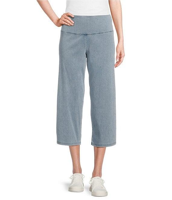 Intro Teri Love the Fit Knit Straight Leg Tummy Control Capri Leggings Product Image