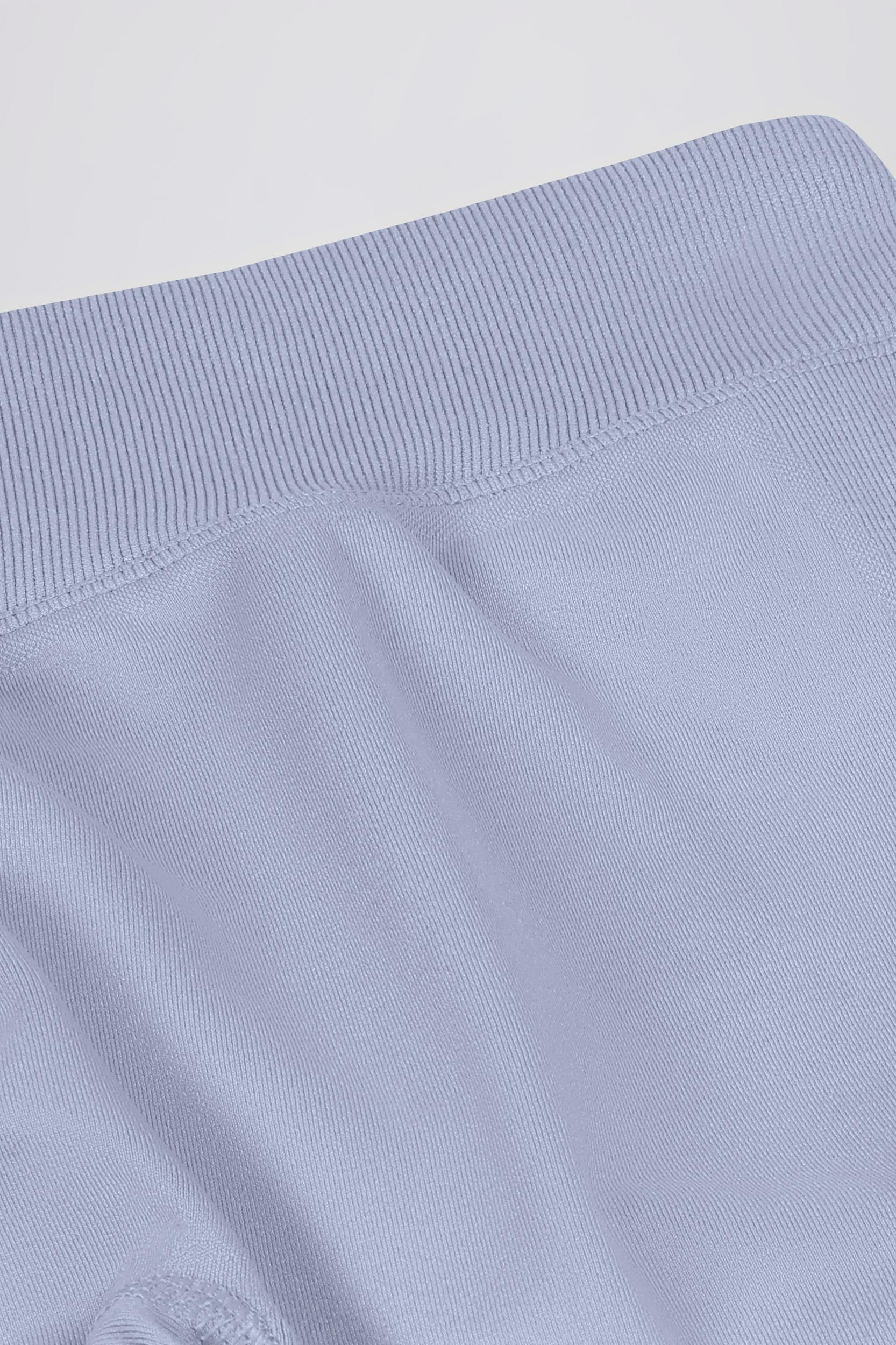 Define Luxe High-Waist Leggings in Blue Grey Product Image