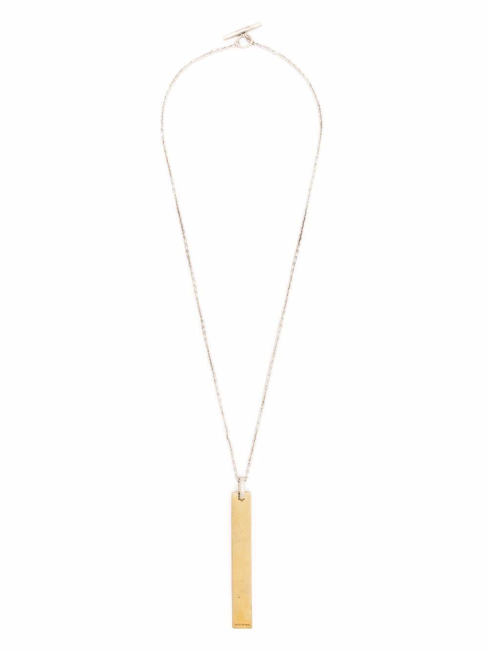 Plate pendant necklace  Product Image