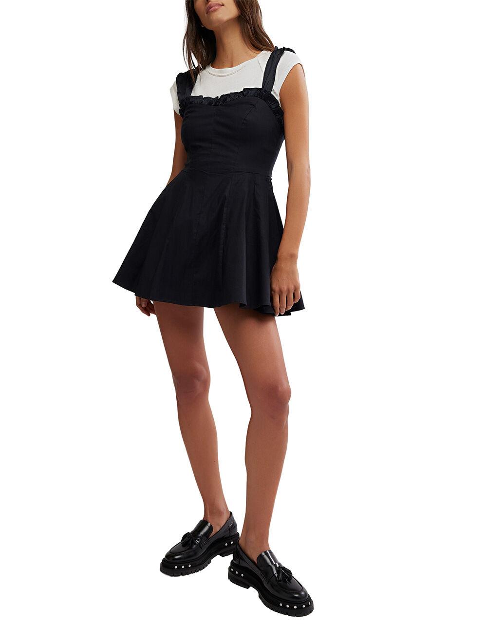FREE PEOPLE Midnight Magic Womens Mini Dress - BLACK Product Image