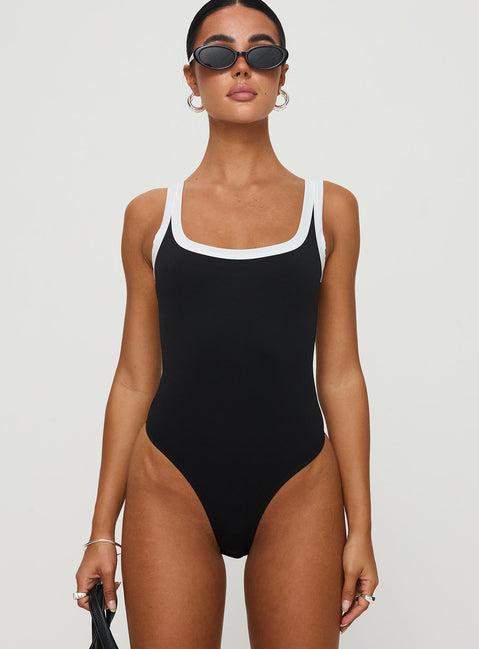 Astrea Bodysuit Black / White Product Image