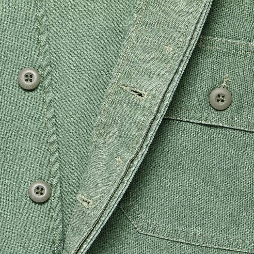 Military Shirt Jacket - Fatigue Green Product Image