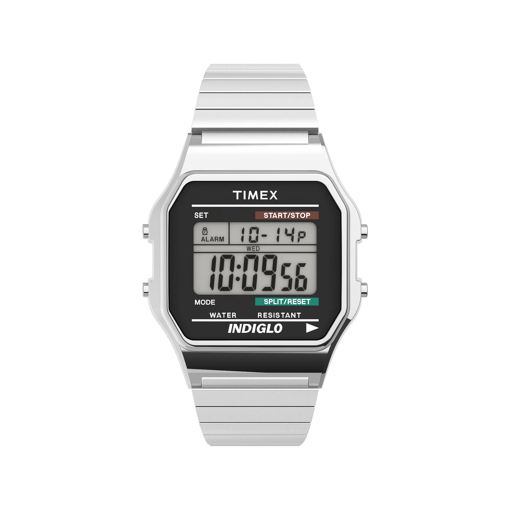 Timex® Men's Classic Digital Expansion Band Watch - T785879J, Size: Medium, Silver Product Image