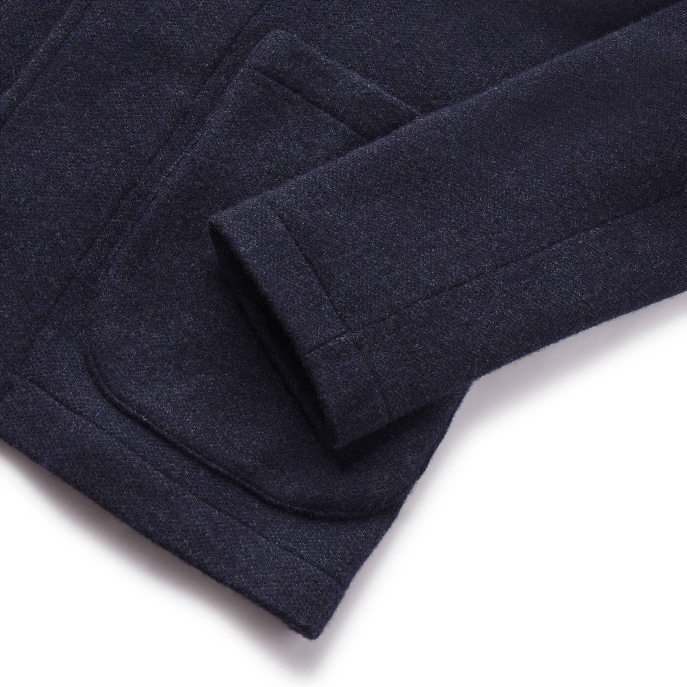 Nelson Jacquard Swacket - Navy Product Image