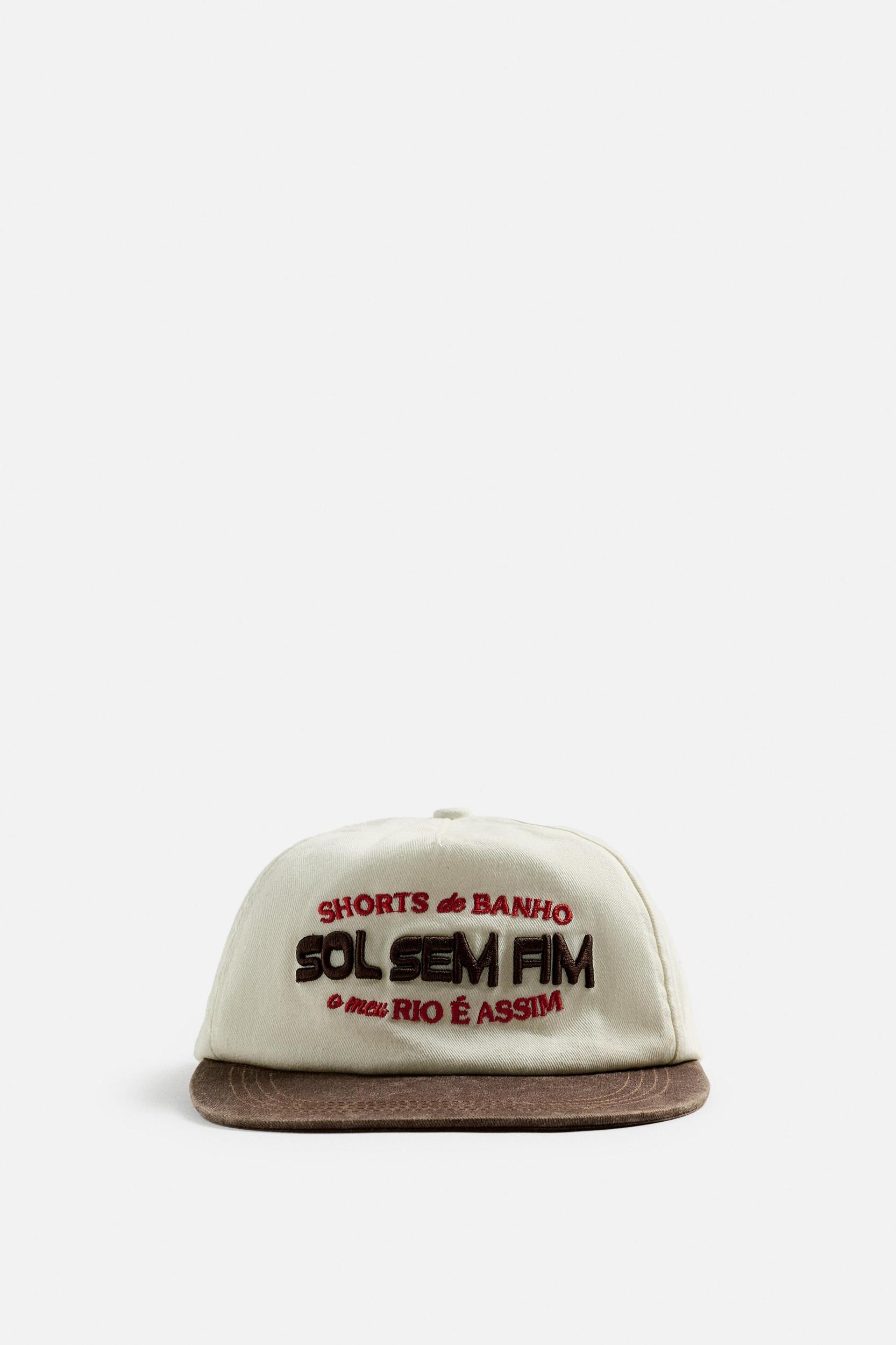 CONTRAST EMBROIDERY CAP Product Image
