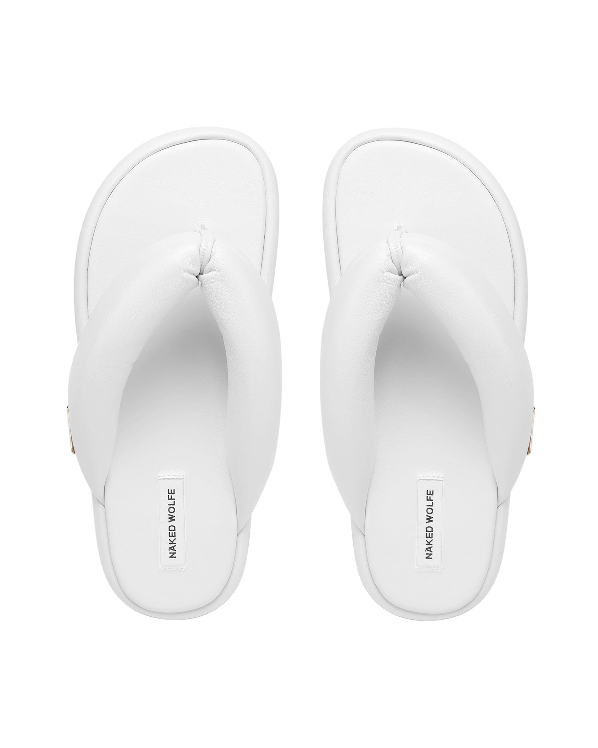 Hilary White Leather Product Image