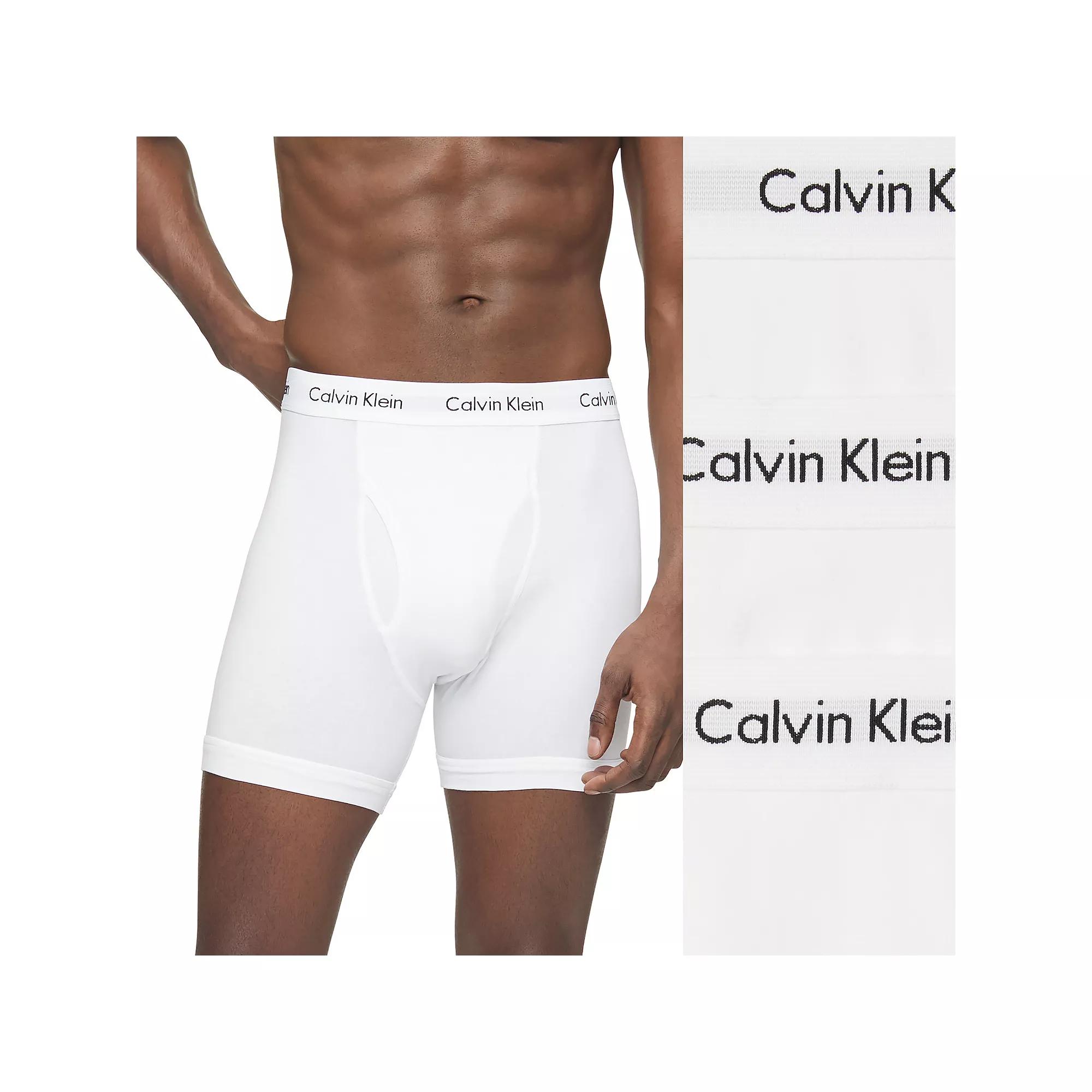 Calvin Klein Cotton Stretch Moisture Wicking Boxer Briefs, Pack of 3 Product Image