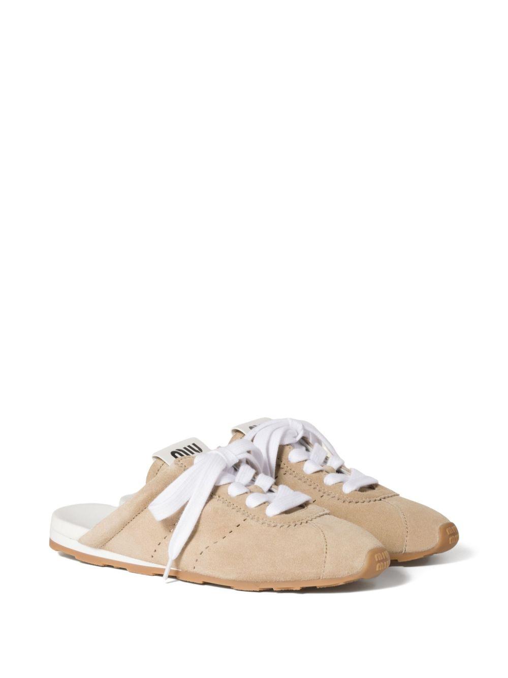 Plume suede mules Product Image