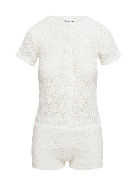 Sun Still Shines Crochet Set White Product Image