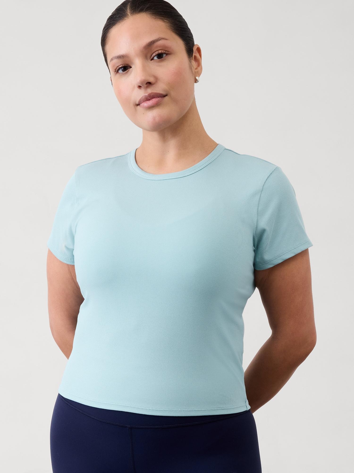 Signature Rib Crop Tee Product Image