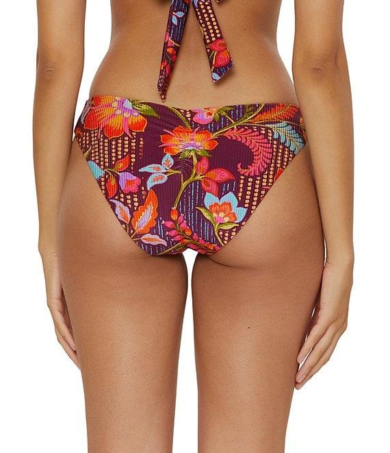 Becca By Rebecca Virtue Portofino Adela Shirred Back Hipster Swim Bottom Product Image