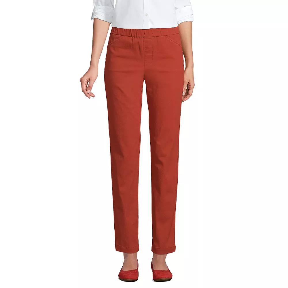 Women's Lands' End Pull-On Chino Ankle Pants,  Product Image