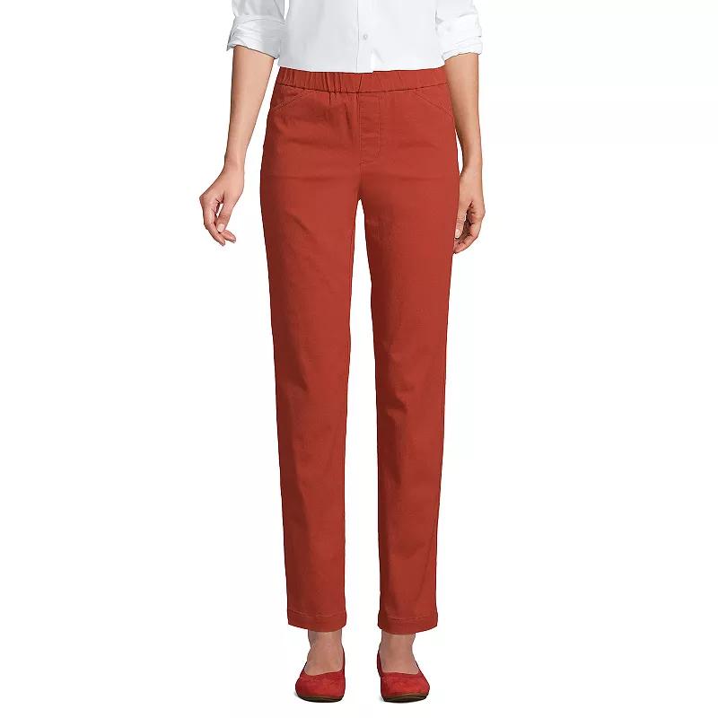 Women's Lands' End Pull-On Chino Ankle Pants,  Product Image