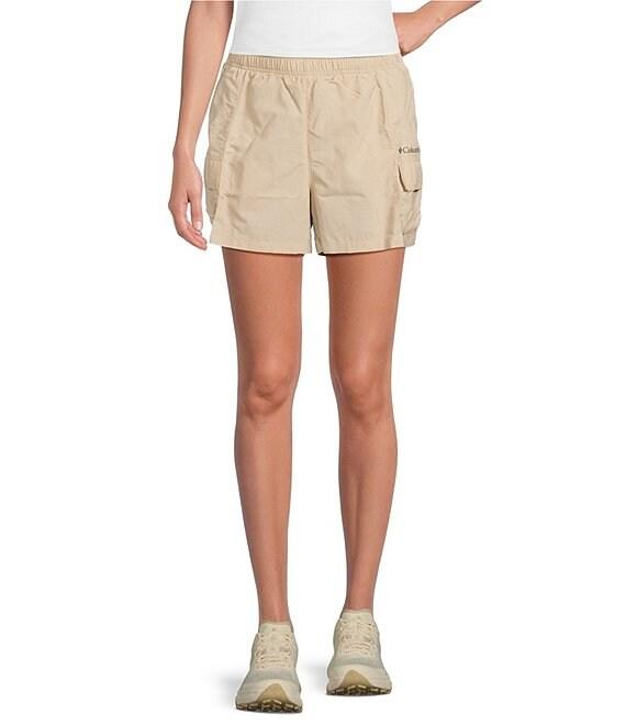 Columbia Sandier Mid Rise Elastic Waist Cargo Shorts Product Image