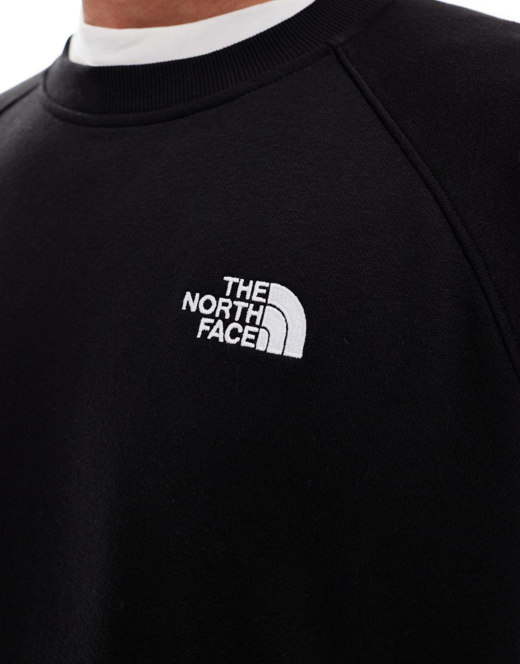 The North Face Evolution crew neck sweatshirt in black Product Image