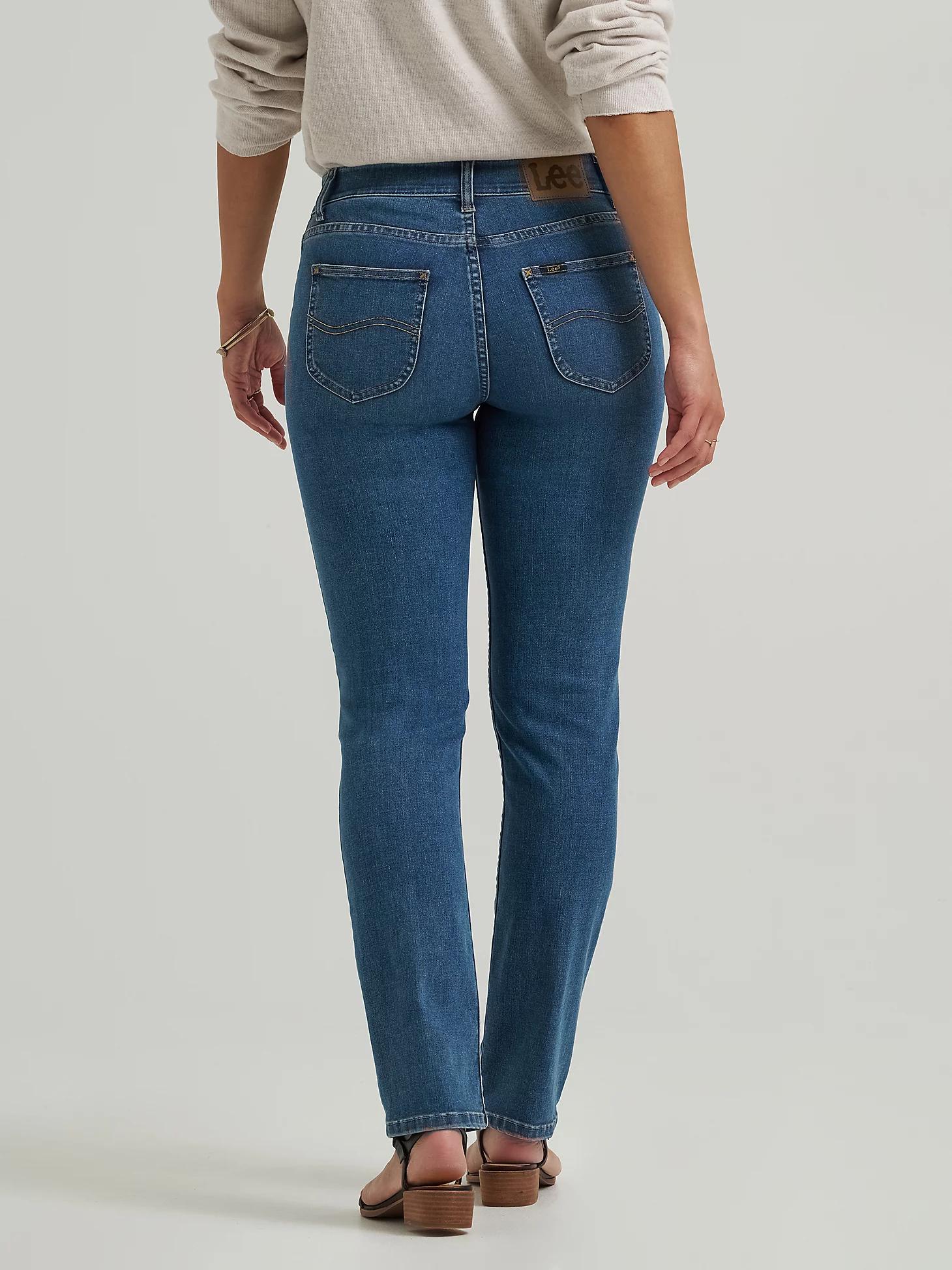 Women's Ultra Lux Comfort Flex Motion Slim Straight Jean with Ever Fit® | Women's Jeans | Lee® Product Image