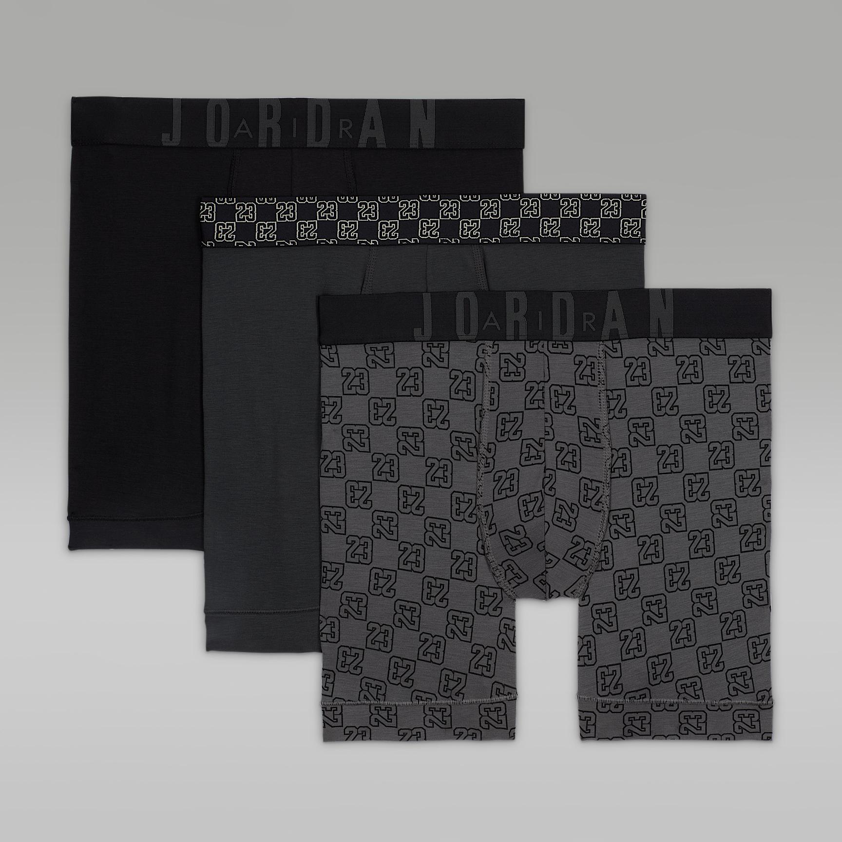Mens Jordan 23 Monogram Boxer Briefs (3-Pack) | JM0691-023 Product Image
