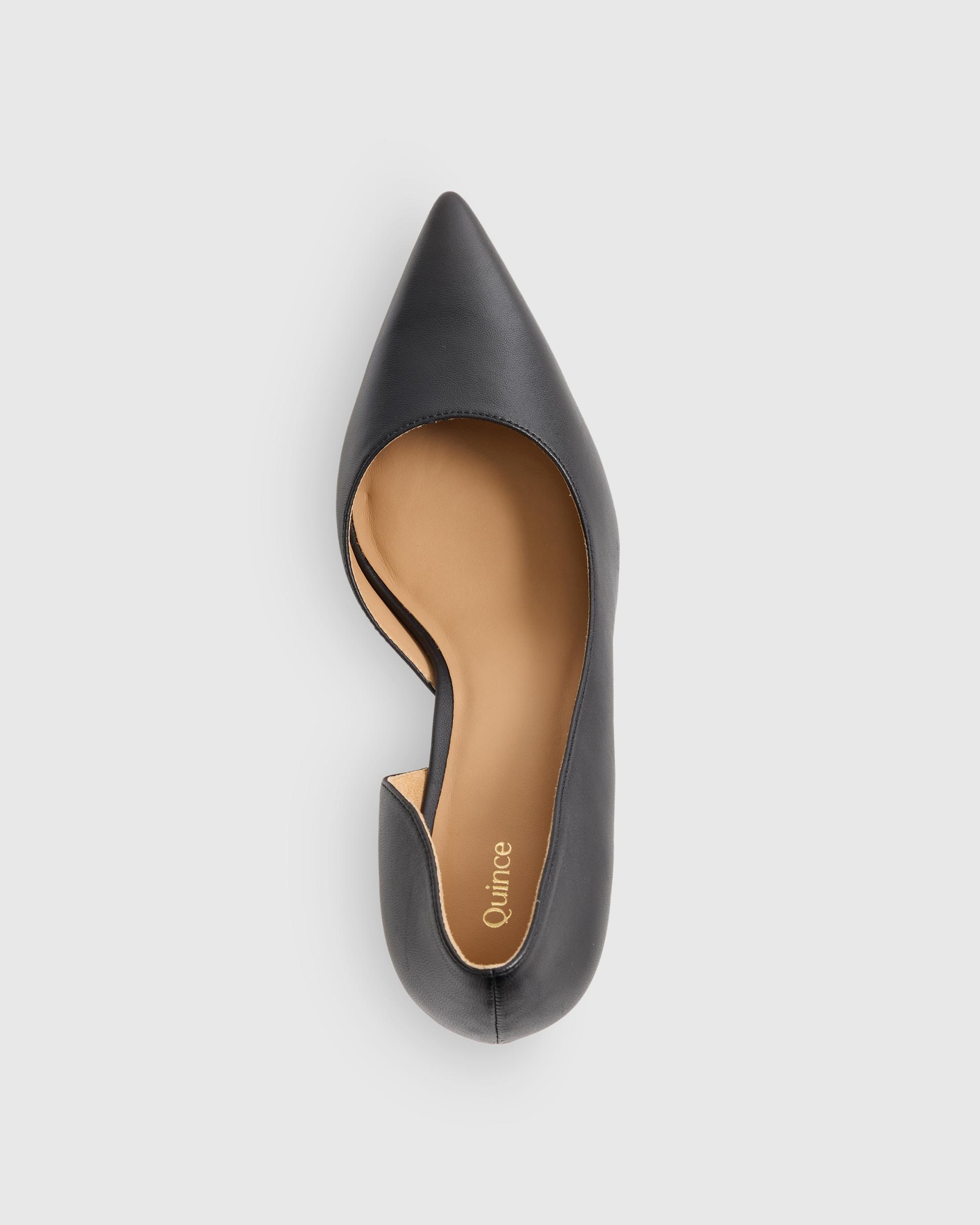 Quince | Women's Italian Leather 75mm d'Orsay Pump Product Image
