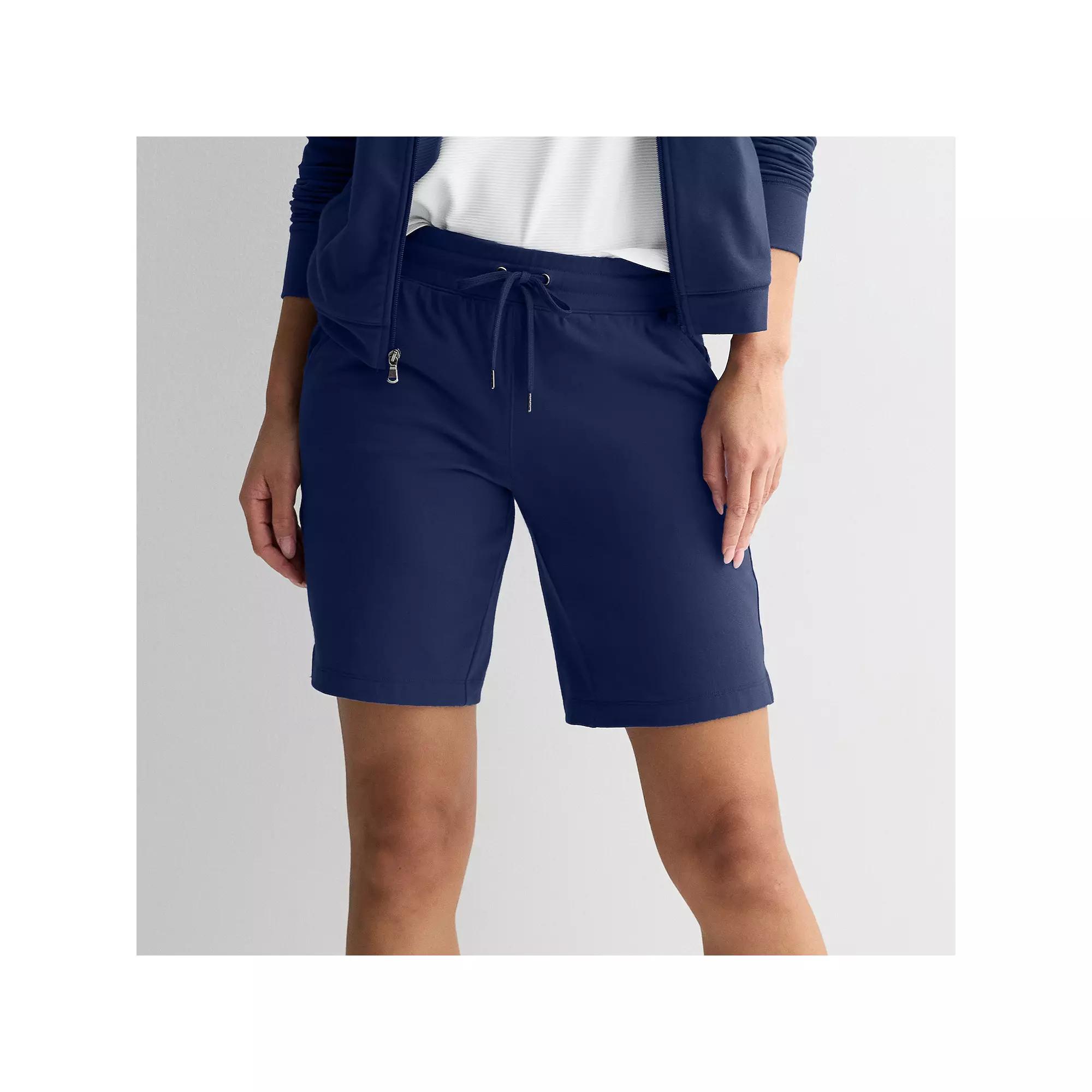 Petite Tek Gear® Essential Bermuda Shorts, Women's,  Product Image