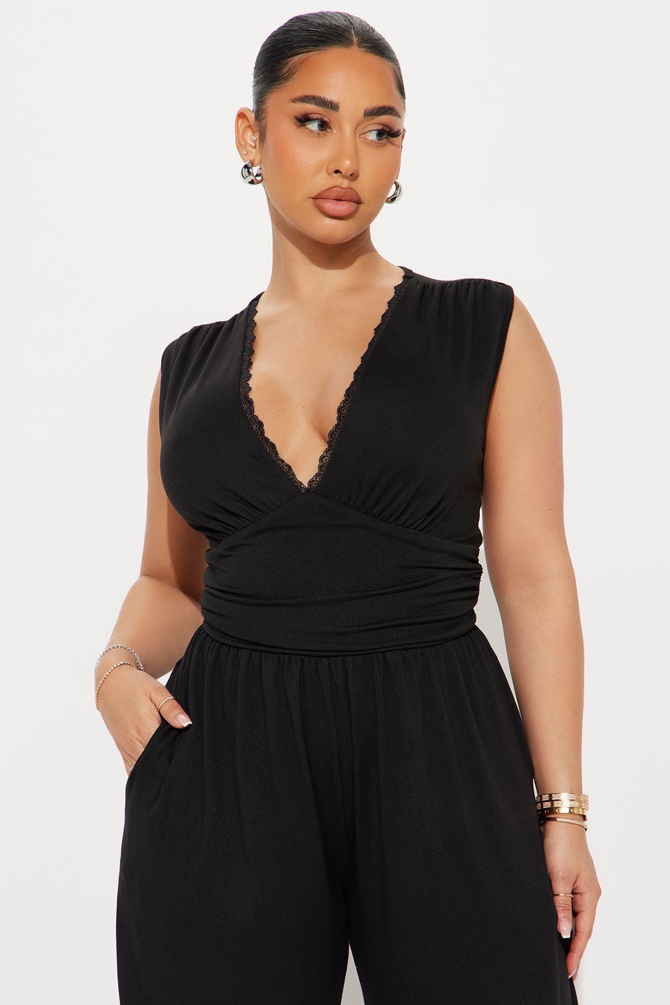 Home Is With You Jumpsuit - Black Product Image