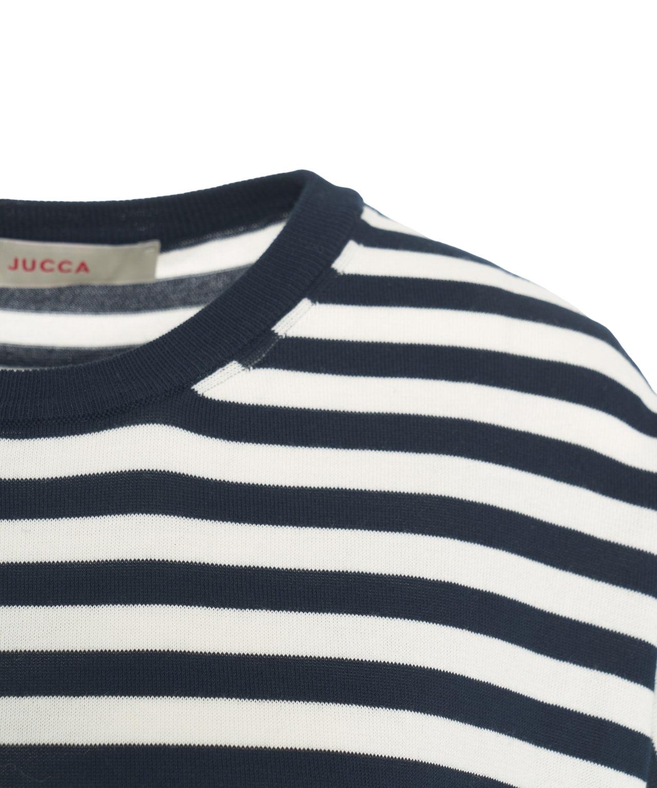 Half sleeve knit sweater Product Image