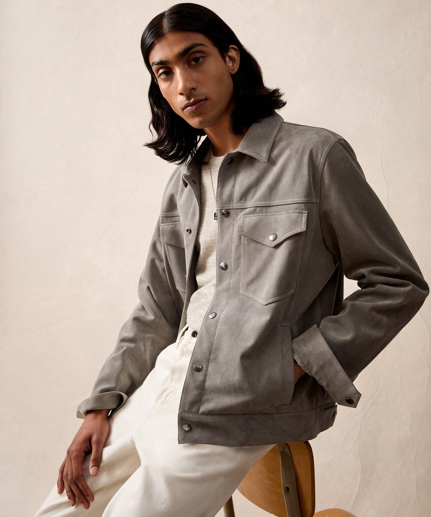 Italian Suede Dylan Jacket Product Image