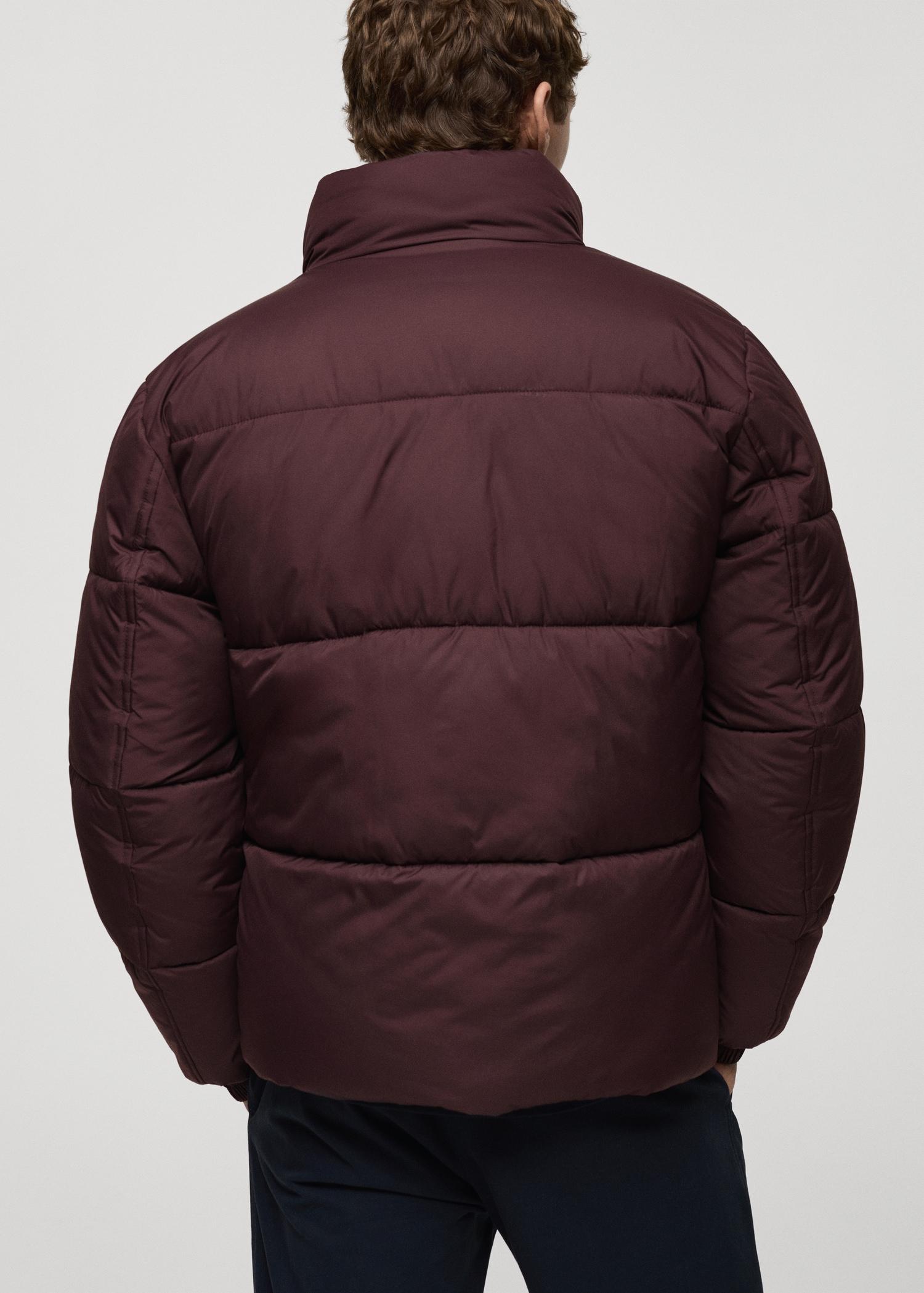 Water-repellent quilted anorak - Men | MANGO USA Product Image