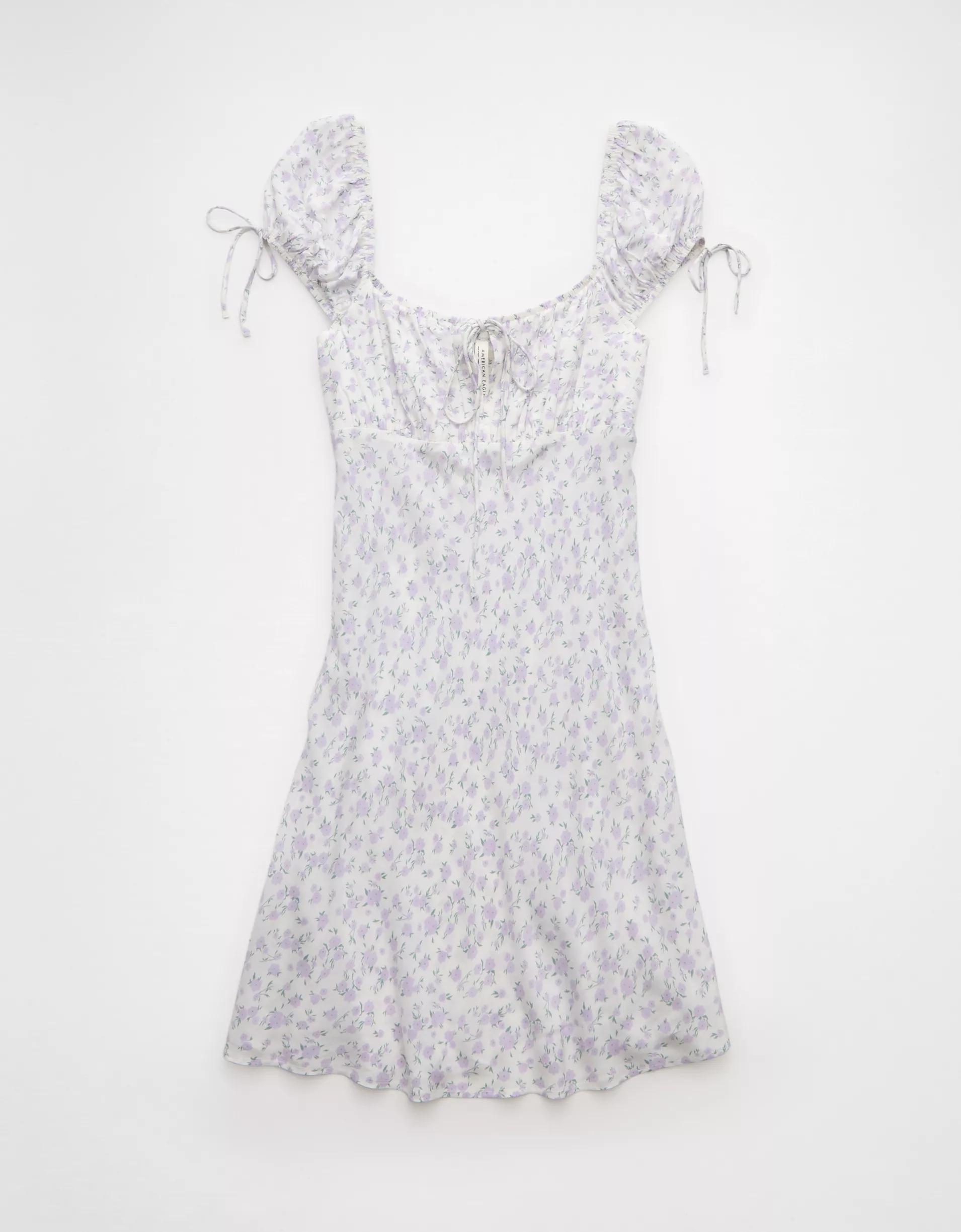 AE Cap Sleeve Floral Mini Dress Product Image