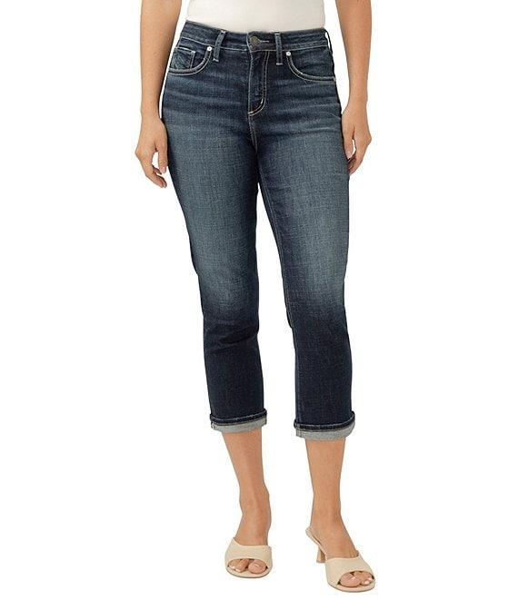 Silver Jeans Co. Avery High Rise Capri Jeans Product Image