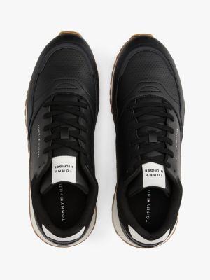 Leather-Mix Runner Sneaker Product Image