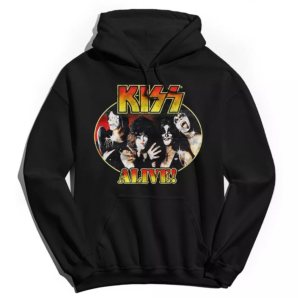 Men's Kiss Alive Vintage Hoodie, Adult Unisex,  Product Image