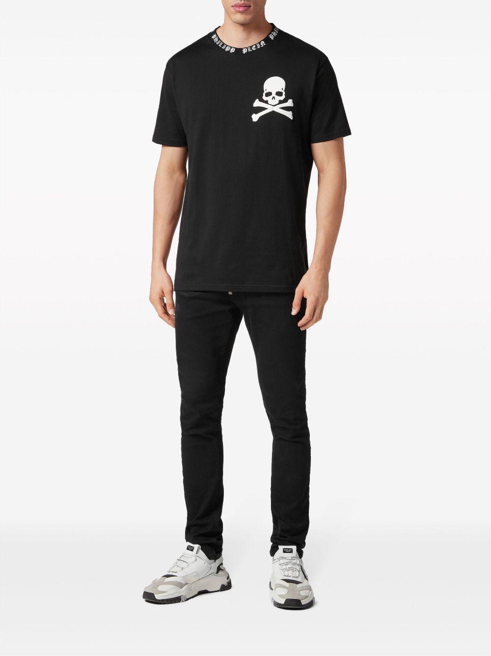 skull-print cotton T-shirt Product Image